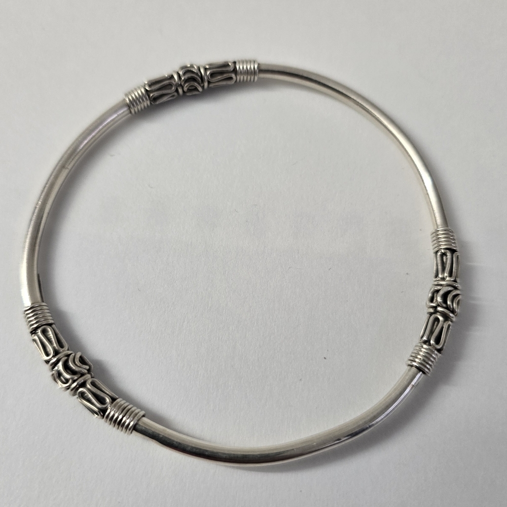 Sterling Silver 925 Bangle Bracelet